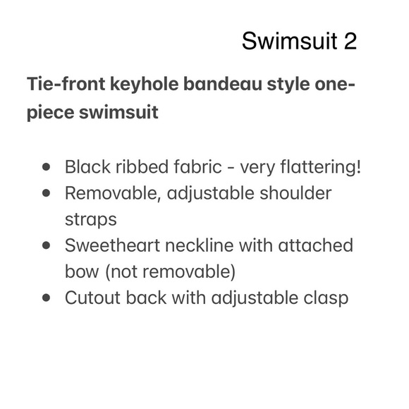 2 Black Swimsuits - Picture 9 of 11